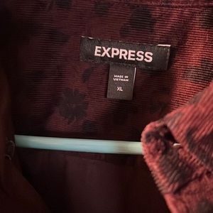 XL Express Long Sleeve Paisley print. Never Worn